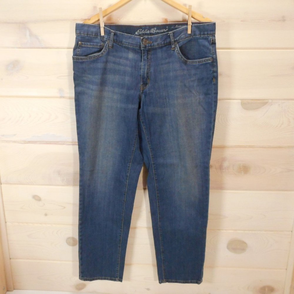 Eddie Bauer Women's Boyfriend Jeans - Blue